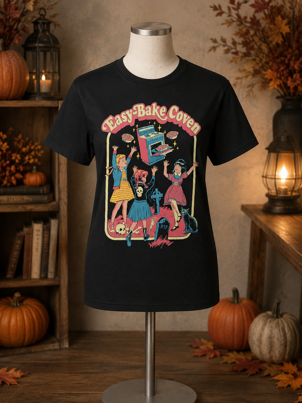 Creepy Co Easy-Bake Coven Steven Rhodes T-Shirt Unisex Small NWOT
